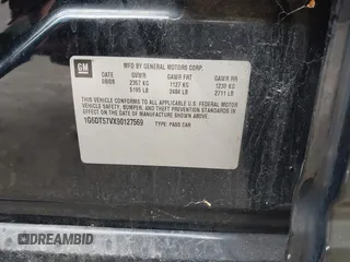 2009 Cadillac CTS AWD с VIN 1G6DT57VX90127569, выставлен на аукционе IAAI как лот 42680272 с пробегом 152 194 миль миль и . История ставок и продаж доступна на DreamBid. Изображение 9.