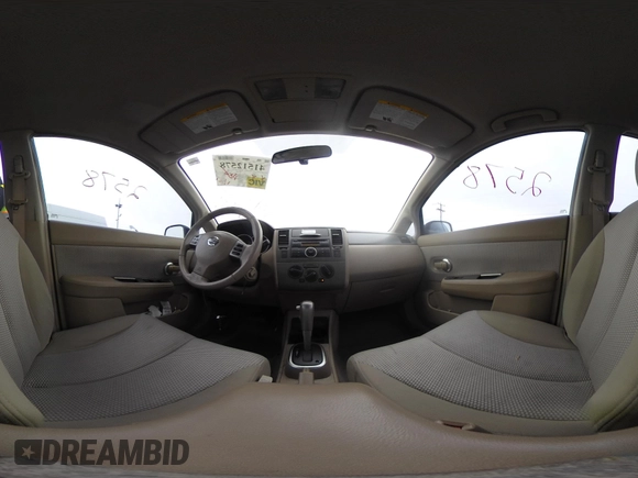 2008 Nissan Versa 1.8 S with VIN 3N1BC13E78L350580, listed as a IAAI auction lot 41512578 with 118,067 mi miles. Bid and sale history available at carsss.com. Image 18.