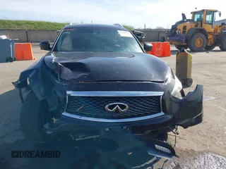 2017 Infiniti QX70 with VIN JN8CS1MW1HM410293, listed as a IAAI auction lot 41689343 with 149,823 mi miles and . Bid and sale history available at DreamBid. Image 12.