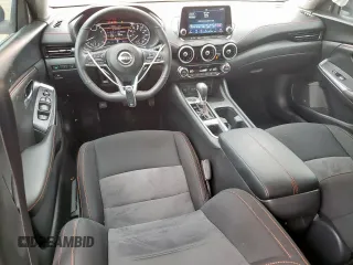 2024 Nissan Sentra SR with VIN 3N1AB8DV5RY370756, listed as a Copart auction lot 57642445 with 10,000 mi miles and Salvage title. Bid and sale history available at DreamBid. Image 8.