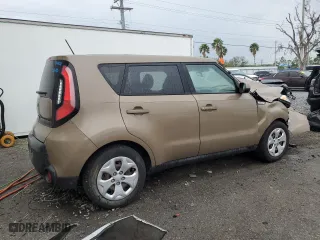 2015 Kia Soul with VIN KNDJN2A21F7230437, listed as a Copart auction lot 46061215 with 78,688 mi miles and Salvage Title. Bid and sale history available at carsss.com. Image 3.