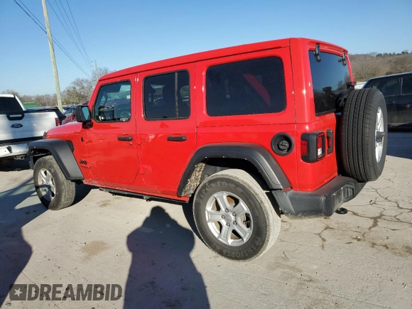 2022 Jeep Wrangler Unlimited Sport S with VIN 1C4HJXDG5NW155017, listed as a Copart auction lot 88606435 with 62,258 mi miles and Clean Title. Bid and sale history available at carsss.com. Image 2.