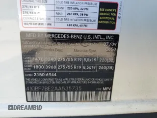 2010 Mercedes-Benz GL-Class GL 450 with VIN 4JGBF7BE2AA535735, listed as a Copart auction lot 71076714 with 391,775 mi miles and Salvage Title. Bid and sale history available at carsss.com. Image 13.