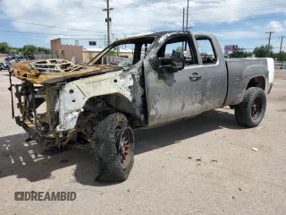 2012 GMC Sierra 2500HD SLE with VIN 1GT220CG2CZ183929, listed as a Copart auction lot 57465515 with Not provided miles and Salvage title. Bid and sale history available at DreamBid. Image 1.