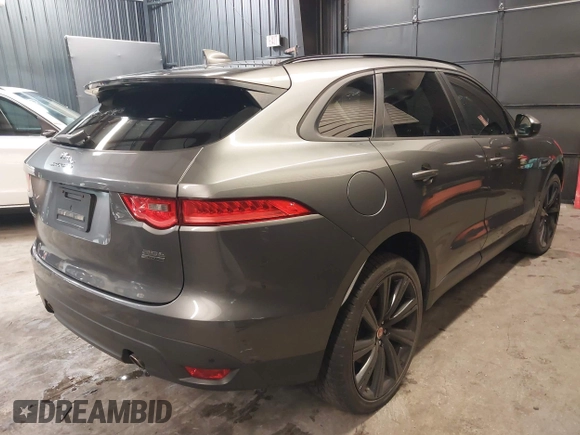 2018 Jaguar F-Pace 25t Premium with VIN SADCJ2FX8JA291504, listed as a IAAI auction lot 41218397 with 83,036 mi miles and . Bid and sale history available at DreamBid. Image 4.