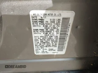 2012 Nissan Murano S with VIN JN8AZ1MU4CW101089, listed as a IAAI auction lot 42187857 with 203,616 mi miles and . Bid and sale history available at carsss.com. Image 9.