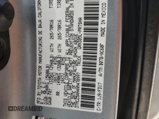 2022 Toyota Tacoma SR with VIN 3TMCZ5AN4NM470997, listed as a Copart auction lot 55165855 with 67,161 mi miles and Salvage title. Bid and sale history available at DreamBid. Image 12.