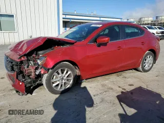2016 Mazda 3 i Touring with VIN 3MZBM1W73GM301051, listed as a Copart auction lot 87838225 with 52,927 mi miles and Salvage title. Bid and sale history available at DreamBid. Image 1.