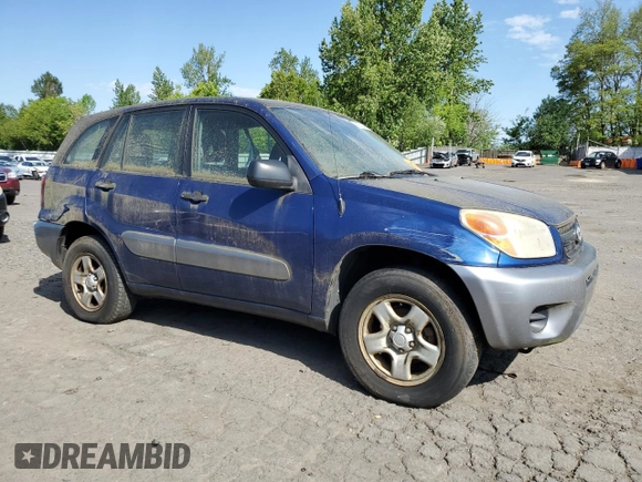 2005 Toyota RAV4 with VIN JTEHD20V050073838, listed as a Copart auction lot 55532485 with 81,900 mi miles and Clean Title. Bid and sale history available at carsss.com. Image 4.