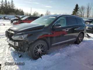 2020 Infiniti QX60 Luxe with VIN 5N1DL0MM3LC528958, listed as a Copart auction lot 43874275 with 26,388 mi miles and Salvage title. Bid and sale history available at DreamBid. Image 1.