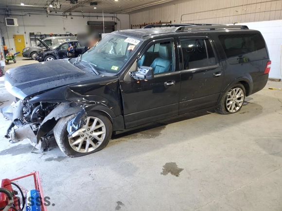 2015 Ford Expedition EL Limited with VIN 1FMJK2AT8FEF45955, listed as a Copart auction lot 83316764 with 0 mi miles and Salvage Title. Bid and sale history available at carsss.com. Image 1.