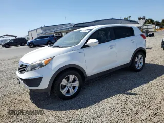 2013 Kia Sportage LX with VIN KNDPBCA20D7428027, listed as a Copart auction lot 53915205 with 157,423 mi miles and Clean Title. Bid and sale history available at carsss.com. Image 1.