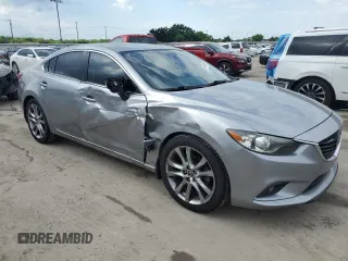2015 Mazda 6 i Grand Touring with VIN JM1GJ1W69F1172141, listed as a Copart auction lot 53512825 with Not Provided miles and Salvage Title. Bid and sale history available at DreamBid. Image 4.