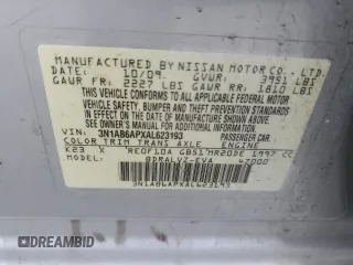 2010 Nissan Sentra SR with VIN 3N1AB6APXAL623193, listed as a Copart auction lot 52411315 with 67,548 mi miles and Salvage Title. Bid and sale history available at DreamBid. Image 13.