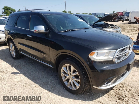 2019 Dodge Durango Citadel with VIN 1C4RDJEG0KC798587, listed as a Copart auction lot 57191924 with 58,946 mi miles and Salvage Title. Bid and sale history available at DreamBid. Image 4.