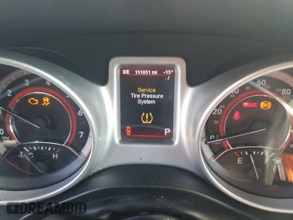 2012 Dodge Journey SXT z VIN 3C4PDDBG1CT217441, wystawiony jako Copart lot #43275685 z przebiegiem 151 651 mil mil oraz Szkoda całkowita • Salvage title. Historia ofert i sprzedaży dostępna na DreamBid. Obrazek 9.