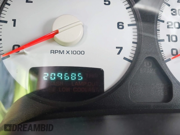 2002 Dodge 1500 with VIN 1D7HA18N42S649352, listed as a IAAI auction lot 41906279 with 209,685 mi miles and . Bid and sale history available at DreamBid. Image 15.