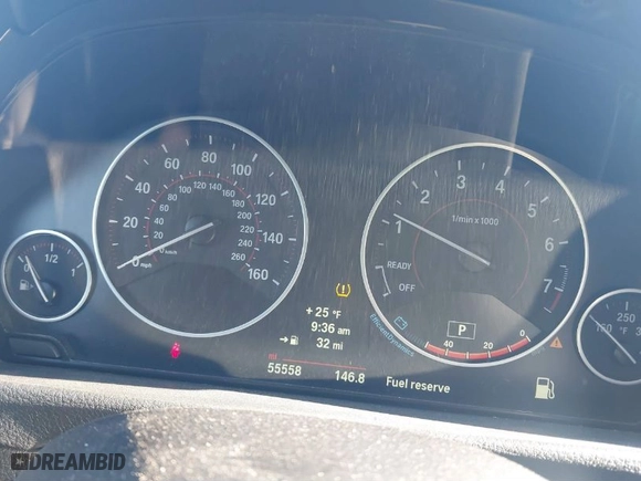 2014 BMW 3 Series 335i xDrive with VIN WBA3B9G54ENR91076, listed as a IAAI auction lot 41643651 with 55,558 mi miles. Bid and sale history available at carsss.com. Image 7.