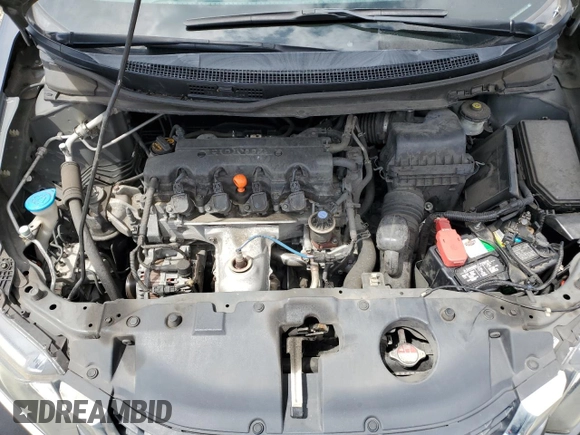 2013 Honda Civic LX with VIN 2HGFB2F55DH302308, listed as a Copart auction lot 60757165 with 70,204 mi miles and Salvage title. Bid and sale history available at DreamBid. Image 11.