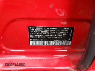 2010 Volkswagen Golf с VIN WVWDB7AJ9AW404313, выставлен на аукционе Copart как лот 74779244 с пробегом 164 318 миль миль и Списание • Salvage title. История ставок и продаж доступна на DreamBid. Изображение 12.