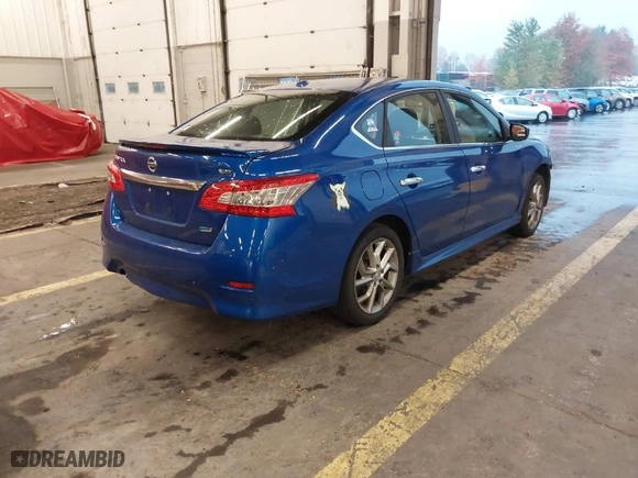 2014 Nissan Sentra SV with VIN 3N1AB7AP8EL617548, listed as a IAAI auction lot 40829452 with 72,461 mi miles. Bid and sale history available at carsss.com. Image 4.