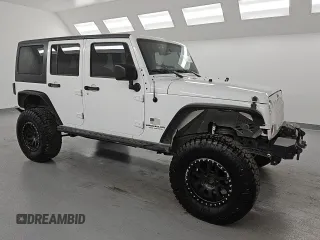 2017 Jeep Wrangler Unlimited Sahara z VIN 1C4BJWEG6HL531793, wystawiony jako Copart lot #63341115 z przebiegiem 154 615 mil mil oraz Czysty tytuł • Clean title. Historia ofert i sprzedaży dostępna na DreamBid. Obrazek 4.