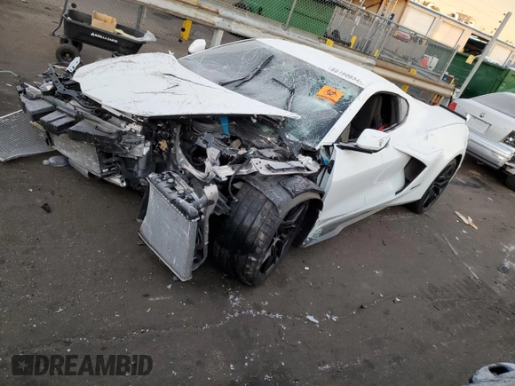 2024 Chevrolet Corvette 1LZ with VIN 1G1YD2D37R5601793, listed as a Copart auction lot 85160634 with Not Provided miles and Non Repairable. Bid and sale history available at DreamBid. Image 1.
