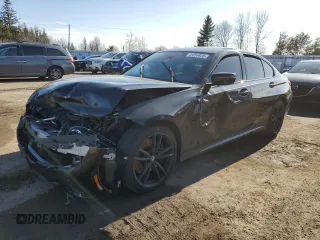 2020 BMW 3 Series 330i xDrive with VIN 3MW5R7J02L8B06976, listed as a Copart auction lot 46354815 with 78,329 mi miles and Salvage Title. Bid and sale history available at DreamBid. Image 1.