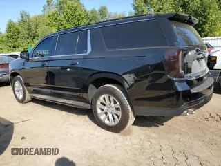 2023 GMC Yukon XL Denali with VIN 1GKS2JKL8PR328342, listed as a Copart auction lot 63427453 with 6,753 mi miles and Salvage Title. Bid and sale history available at carsss.com. Image 2.