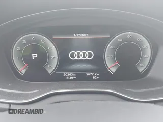 2023 Audi Q5 S line Premium Plus with VIN WA1EAAFY8P2008054, listed as a IAAI auction lot 42678217 with 20,363 mi miles and . Bid and sale history available at DreamBid. Image 7.