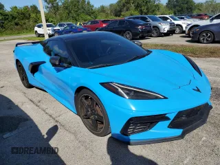 2021 Chevrolet Corvette 3LT with VIN 1G1YC3D42M5103897, listed as a Copart auction lot 75398744 with 0 mi miles and Salvage Title. Bid and sale history available at carsss.com. Image 4.