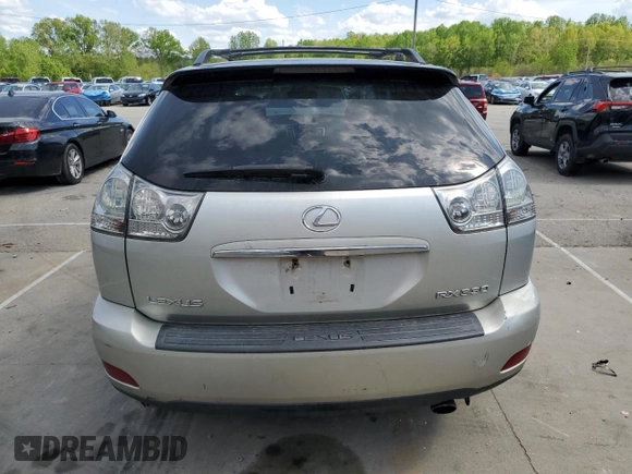 2004 Lexus RX 330 z VIN 2T2GA31U54C008228, wystawiony jako Copart lot #54125085 z przebiegiem 294 297 mil mil oraz Szkoda całkowita • Salvage title. Historia ofert i sprzedaży dostępna na DreamBid. Obrazek 6.
