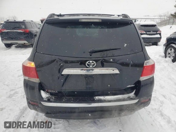 2012 Toyota Highlander Limited with VIN 5TDDK3EH5CS101337, listed as a Copart auction lot 44001155 with 144,617 mi miles and Clean Title. Bid and sale history available at carsss.com. Image 6.