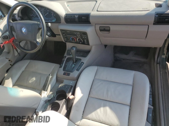 1997 BMW 3 Series 318tiA with VIN WBACG8321VAU39596, listed as a Copart auction lot 72657404 with 0 mi miles and Salvage Title. Bid and sale history available at carsss.com. Image 8.