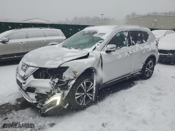 2017 Nissan Rogue SL with VIN 5N1AT2MVXHC811002, listed as a Copart auction lot 43378935 with 60,530 mi miles and Salvage Title. Bid and sale history available at carsss.com. Image 1.