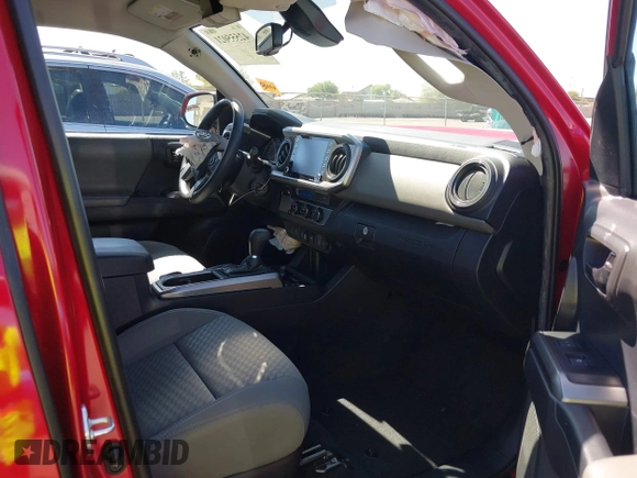2022 Toyota Tacoma SR5 with VIN 3TMAZ5CN5NM194494, listed as a IAAI auction lot 42555021 with 20,915 mi miles and . Bid and sale history available at DreamBid. Image 5.