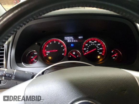 2008 GMC Acadia SLT1 with VIN 1GKEV23758J204492, listed as a Copart auction lot 51964395 with 176,323 mi miles and Salvage Title. Bid and sale history available at DreamBid. Image 9.