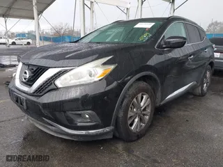 2016 Nissan Murano SV with VIN 5N1AZ2MG6GN116311, listed as a IAAI auction lot 41534948 with 117,235 mi miles. Bid and sale history available at carsss.com. Image 2.