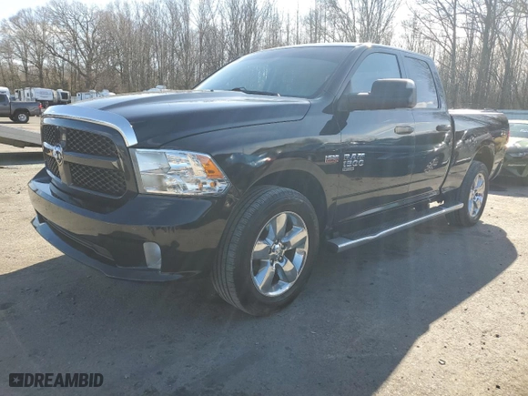2019 Ram 1500 Classic Express with VIN 1C6RR7FT1KS503672, listed as a Copart auction lot 47586775 with 50,824 mi miles and Clean Title. Bid and sale history available at carsss.com. Image 1.