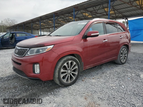 2015 Kia Sorento SX with VIN 5XYKW4A75FG574364, listed as a Copart auction lot 45841115 with 149,866 mi miles and Salvage Title. Bid and sale history available at carsss.com. Image 1.