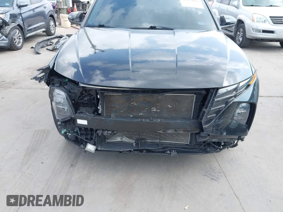 2022 Hyundai Tucson SEL with VIN 5NMJC3AE1NH012981, listed as a IAAI auction lot 41957812 with 38,284 mi miles and . Bid and sale history available at DreamBid. Image 6.