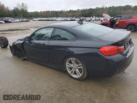 2014 BMW 4 Series 428i with VIN WBA3N7C51EK222053, listed as a Copart auction lot 84374364 with 110,888 mi miles and Salvage Title. Bid and sale history available at DreamBid. Image 2.