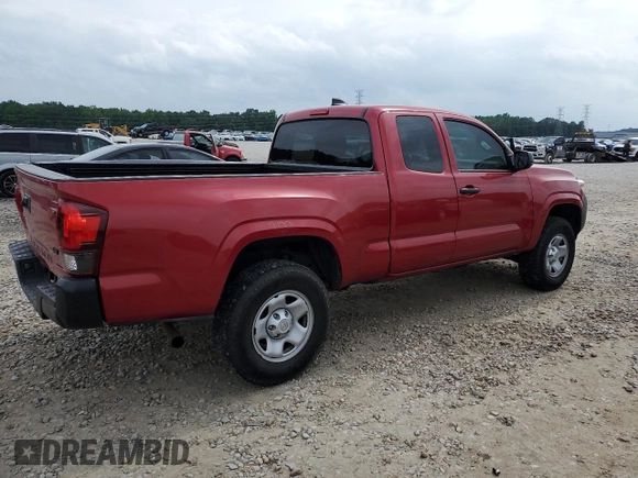 2020 Toyota Tacoma SR with VIN 3TYSX5EN8LT002204, listed as a Copart auction lot 56917255 with 101,968 mi miles and Salvage title. Bid and sale history available at DreamBid. Image 3.