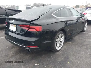 2019 Audi A5 Sportback Premium with VIN WAUANCF50KA072515, listed as a IAAI auction lot 41135123 with 30,456 mi miles. Bid and sale history available at carsss.com. Image 4.