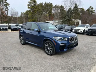 2019 BMW X5 xDrive50i with VIN 5UXJU2C50KLB15616, listed as a Copart auction lot 49585495 with 134,522 mi miles and Clean Title. Bid and sale history available at carsss.com. Image 1.