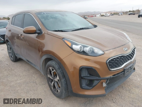 2020 Kia Sportage LX with VIN KNDPM3AC5L7796219, listed as a IAAI auction lot 41563048 with Not Provided miles. Bid and sale history available at carsss.com. Image 1.