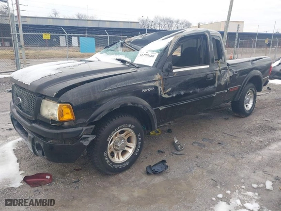 2003 Ford Ranger XL with VIN 1FTYR14U03PB87439, listed as a IAAI auction lot 41299680 with 216,310 mi miles. Bid and sale history available at carsss.com. Image 2.