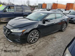2020 Nissan Maxima Platinum with VIN 1N4AA6FVXLC365690, listed as a Copart auction lot 86352874 with 44,462 mi miles and Salvage Title. Bid and sale history available at DreamBid. Image 1.