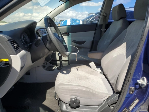 2011 Hyundai Accent GLS with VIN KMHCN4ACXBU611370, listed as a Copart auction lot 46535085 with 133,534 mi miles and Salvage Title. Bid and sale history available at carsss.com. Image 7.
