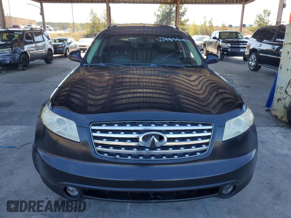 2005 Infiniti FX с VIN JNRAS08U65X102360, выставлен на аукционе Copart как лот 79888454 с пробегом 249 693 миль миль и Списание • Salvage title. История ставок и продаж доступна на DreamBid. Изображение 5.
